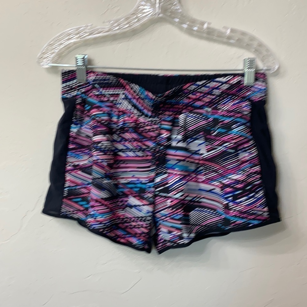 Fabletics colorful athletic shorts size small